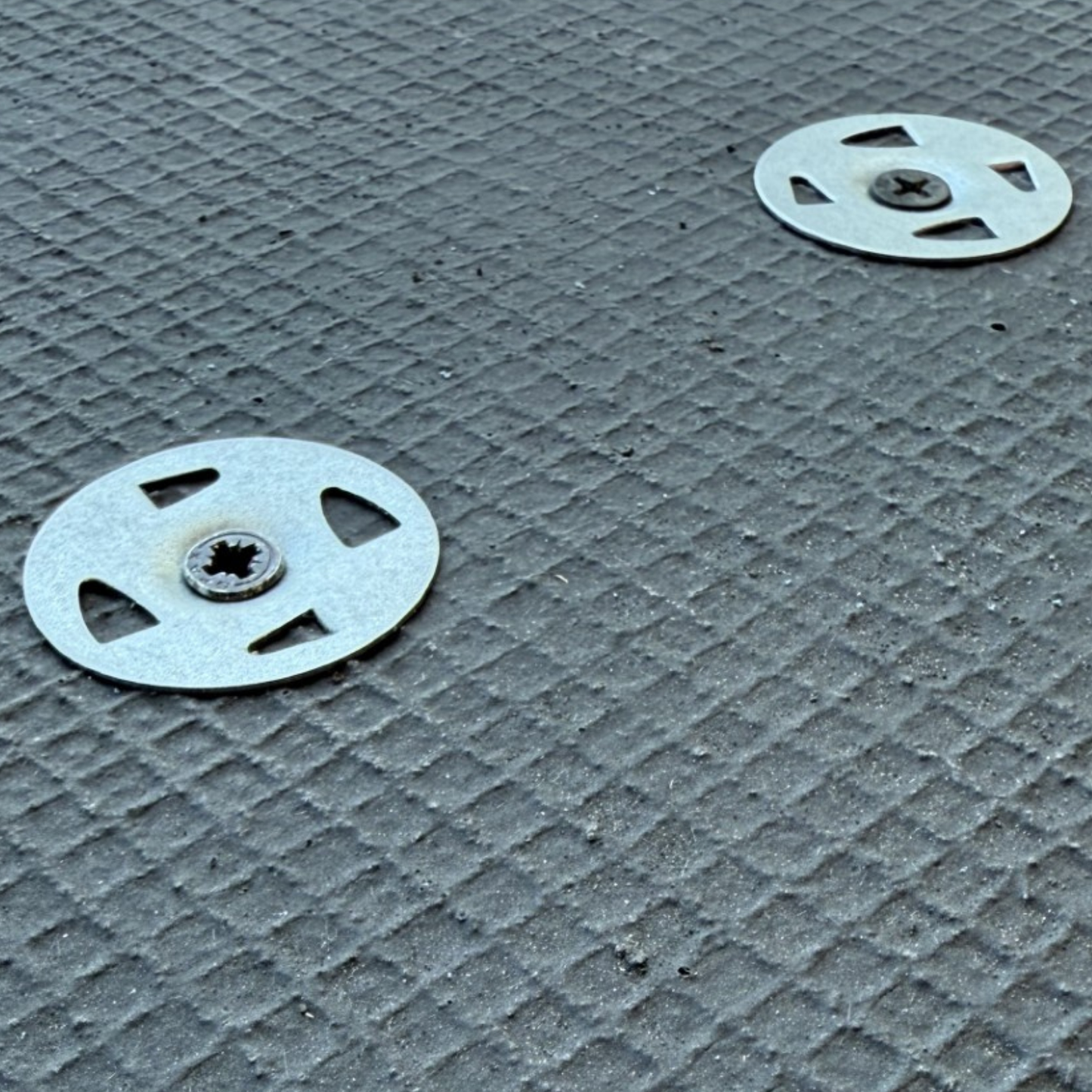 Tecca 45mm Galvanised Steel Washers & Screws – Tile Board Fixing Pack (100)